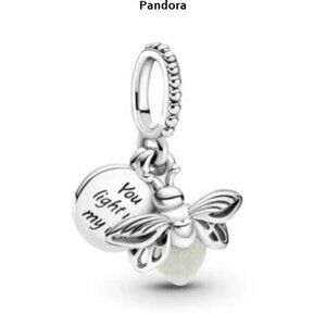 Pandora Glow-in-the-dark Firefly Dangle Charm